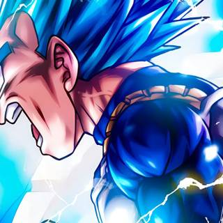 SSJB Vegeta wallpaper