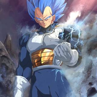SSJB Vegeta wallpaper