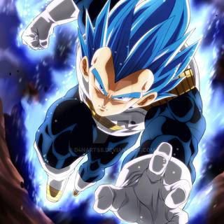 SSJB Vegeta wallpaper