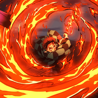 Tanjiro red wallpaper