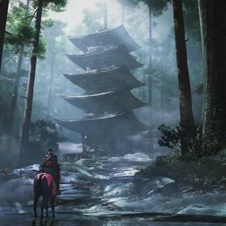 Ghost of Tsushima 4k desktop wallpaper