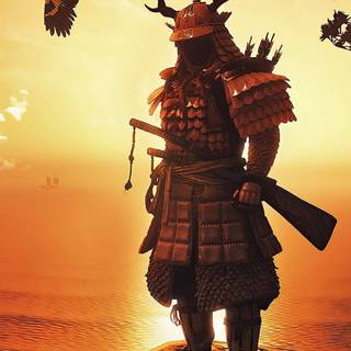 Jin Sakai iPhone wallpaper