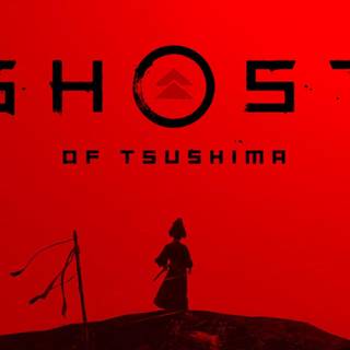 Ghost of Tsushima logo wallpaper
