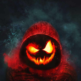 Red Halloween iPhone wallpaper
