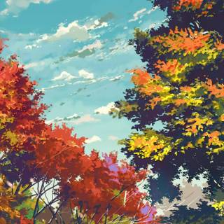 iPhone 14 Pro Max autumn wallpaper
