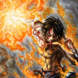 Ace One Pice 4k wallpaper