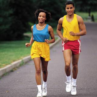 People running wallpaper