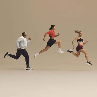 People running wallpaper