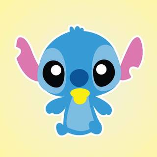 Cute baby Stitch wallpaper