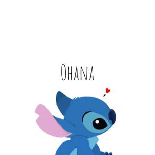 Cute baby Stitch wallpaper