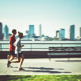 People running wallpaper