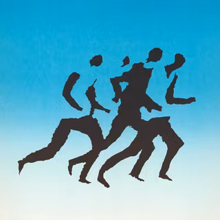 People running wallpaper