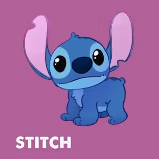 Cute baby Stitch wallpaper