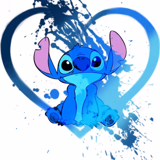 Cute baby Stitch wallpaper