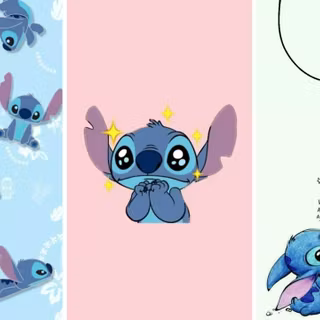 Cute baby Stitch wallpaper
