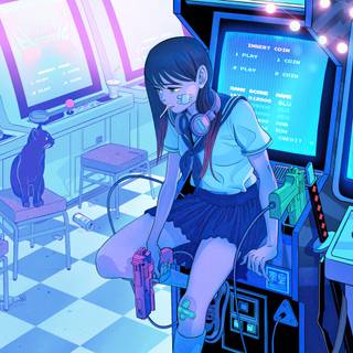 HD iPad aesthetic anime wallpaper