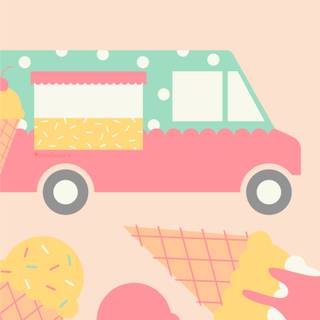 Ice cream iPhone wallpaper