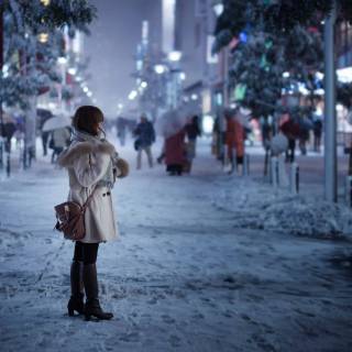 Tokyo winter wallpaper