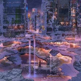 Tokyo winter wallpaper