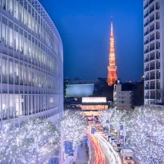 Tokyo winter wallpaper