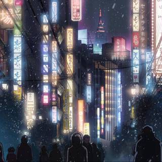 Tokyo winter wallpaper