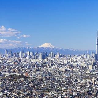 Winter Tokyo wallpaper