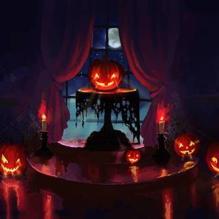 Dark Halloween 4k wallpaper