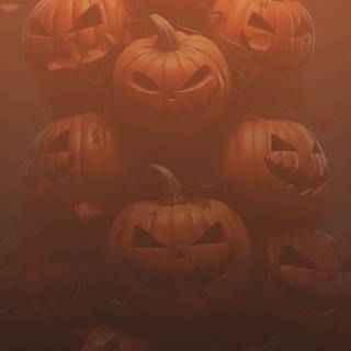 Dark Halloween phone wallpaper