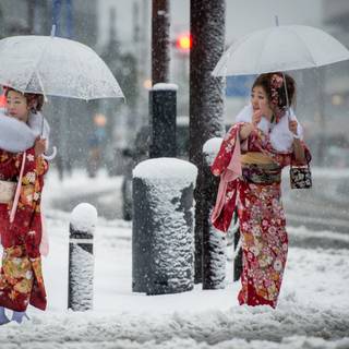 Tokyo winter wallpaper