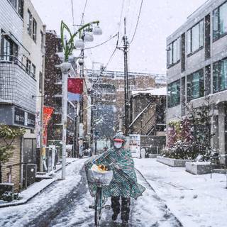 Tokyo winter wallpaper