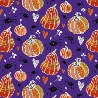 Purple and red Halloween wallpaper
