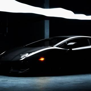 Lamborghini dark 4k wallpaper