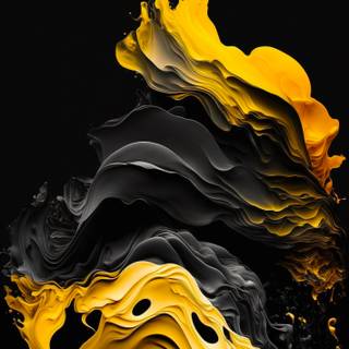 Black and yellow iPhone wallpaper