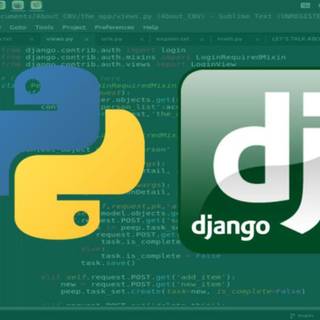Django Python wallpaper