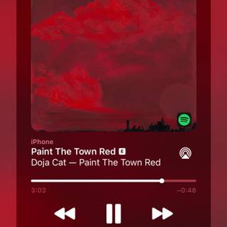 Doja Cat Paint The Town Red wallpaper