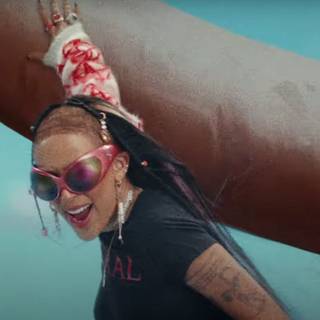 Doja Cat Paint The Town Red wallpaper