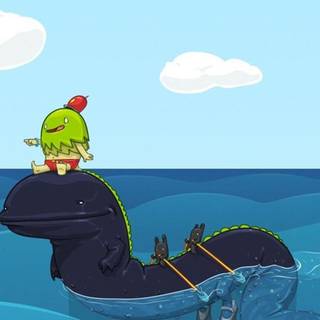 Cute pirate phone wallpaper