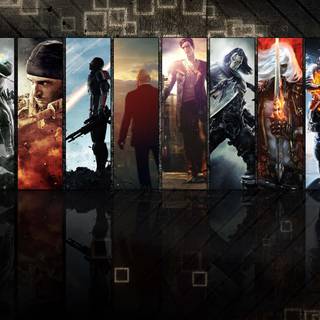 Game collection wallpaper