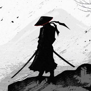 Winter samurai wallpaper