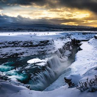 Iceland winter wallpaper