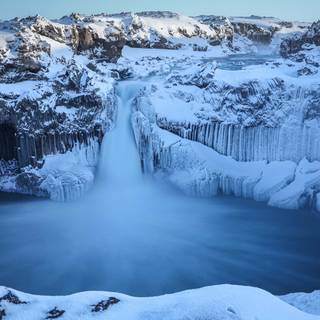 Iceland winter wallpaper