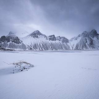 Iceland winter wallpaper