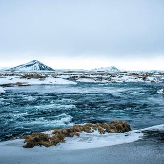 Iceland winter wallpaper