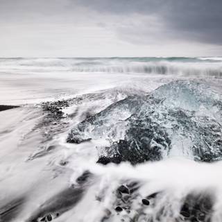 Iceland winter wallpaper