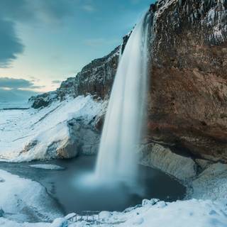 Iceland winter wallpaper