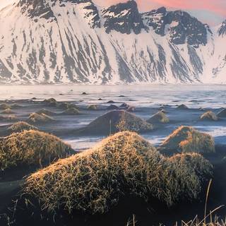 Iceland winter wallpaper