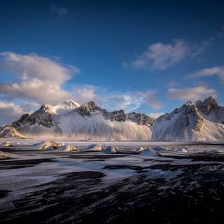 Iceland winter wallpaper