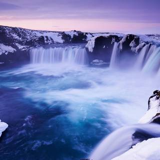 Iceland winter wallpaper