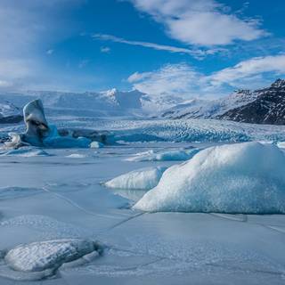 Iceland winter wallpaper
