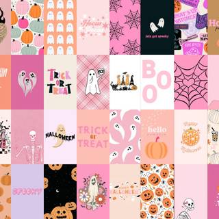 Halloween preppy PFP wallpaper